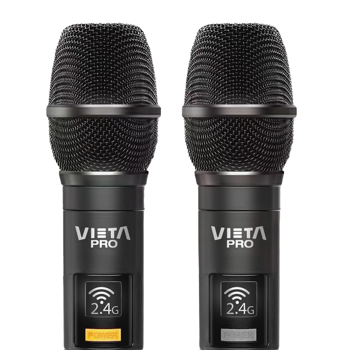 Pack de dos Micrófonos inalámbricos Vieta Pro Party Mic Duo 2 Bluetooth - Negro Negro-3