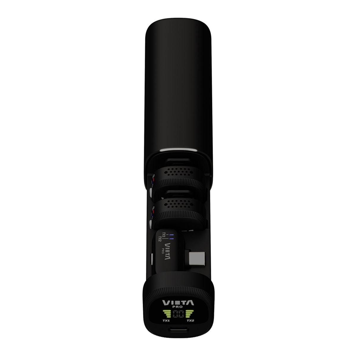 Micrófono inalámbrico Vieta Pro Influencer 2 con USB-C y hasta 6h de batería - Negro Negro-4