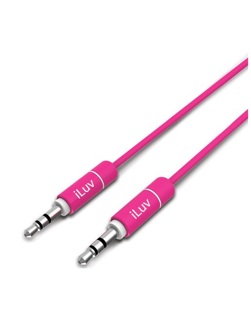 Imagen 0 de Cable Aux-In 3,5 mm Iluv ICB110 Rosa