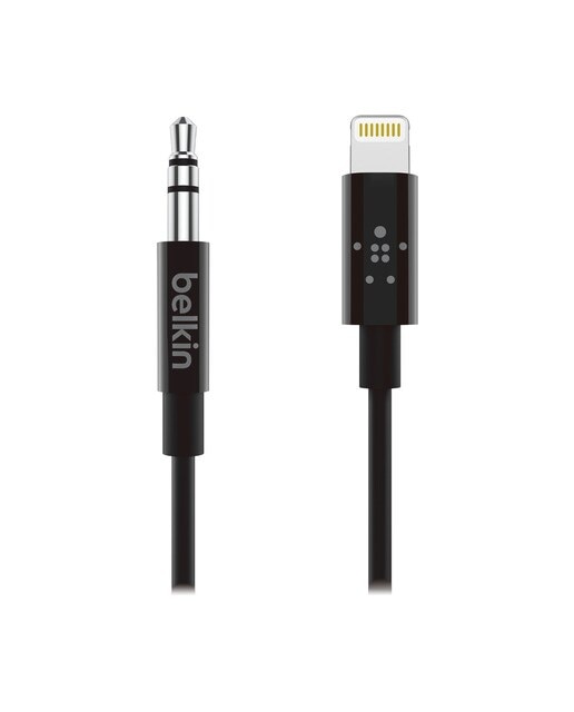 Imagem 0 de Cabo Belkin 3,5 mm Áudio Lightning - AV10172BT03 - Preto