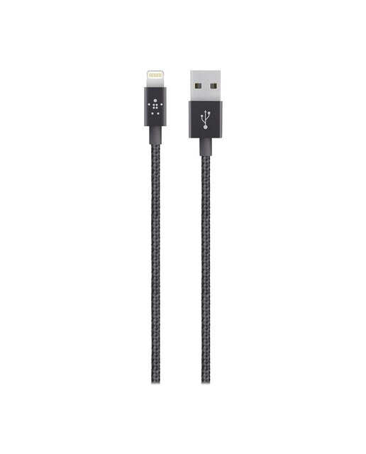 Belkin - Cable Belkin Lightning a USB MIXIT 1,2 m - negro metálico.