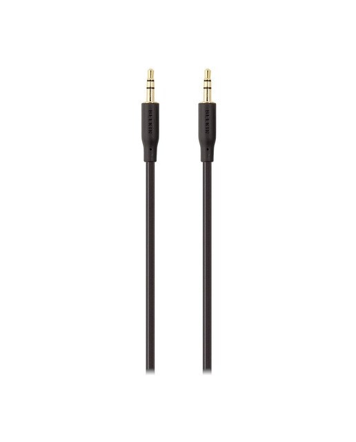 Cabo de Áudio Belkin Jack 3,5mm, 1 m - Preto Preto-1