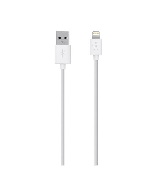 Belkin - Cable de carga y sincronización Belkin de Lightning a USB MIXIT 1 m - blanco.