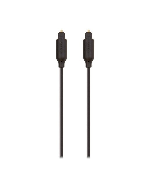 Cabo Áudio Digital Belkin com Conectores Banhados a Níquel com Conector Dourado (1m) Preto-1