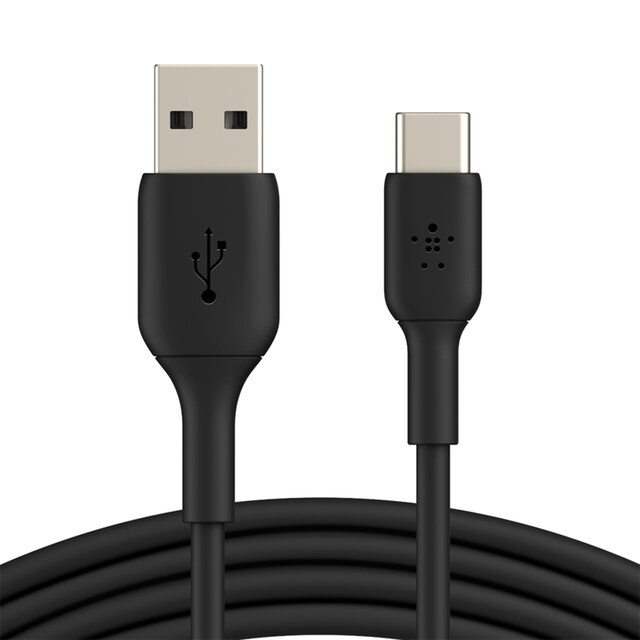 Imagem 0 de Cabo de Carregamento Belkin USB 2.0 de USB-A para USB-C, 1,2 m - Preto