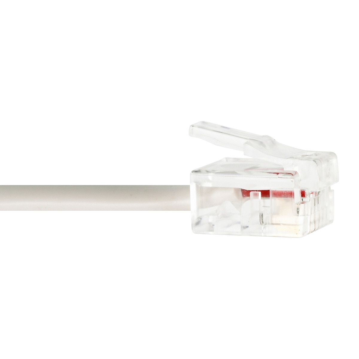Cable Telefónico RJ 11 M/M Prolinx Blanco-1