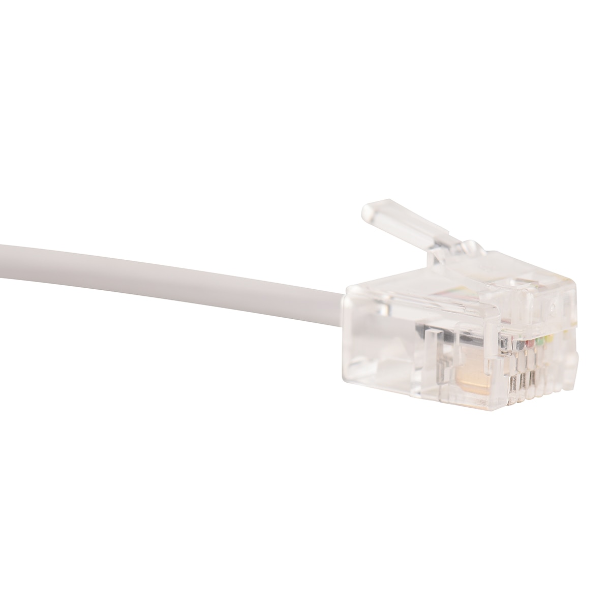 Cable Telefónico RJ 11 M/M Prolinx Blanco-2