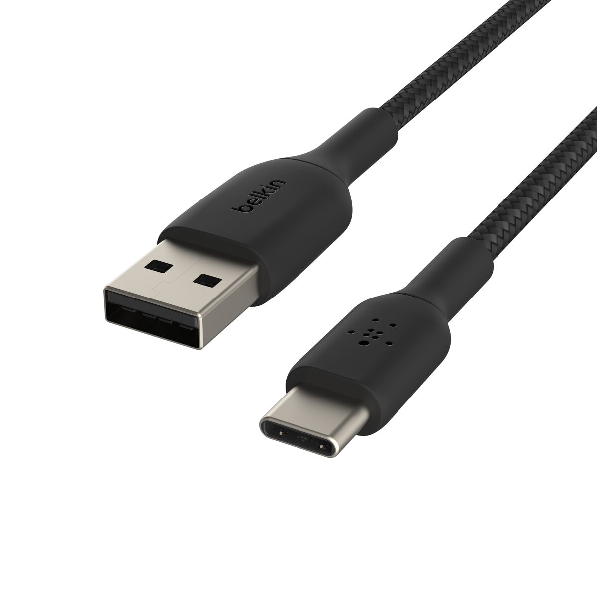 Cable trenzado Belkin BOOST CHARGE Lightning a USB-A negro de 3 metros - Negro Negro-5