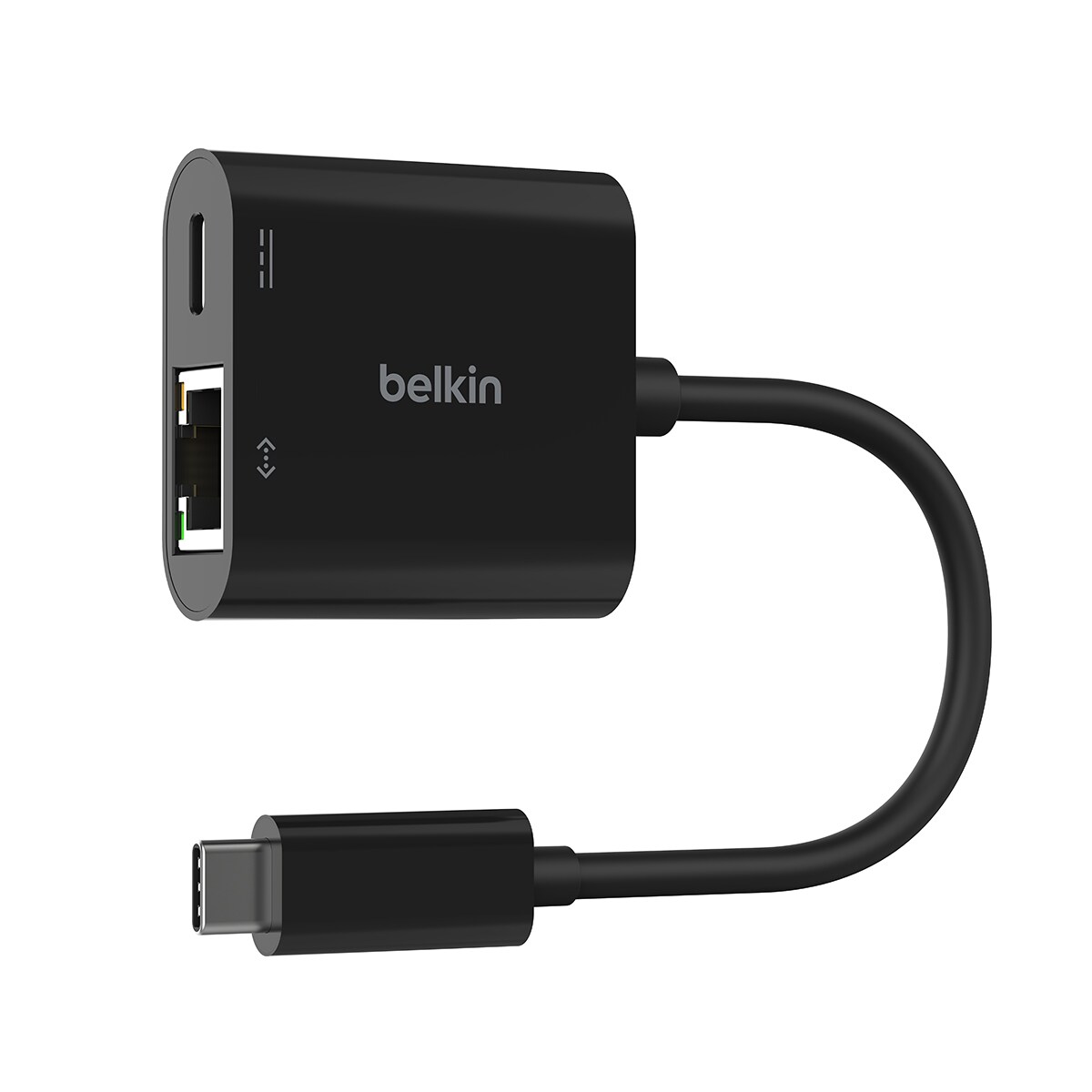 Adaptador Belkin USB-C a Ethernet + carga Negro-2
