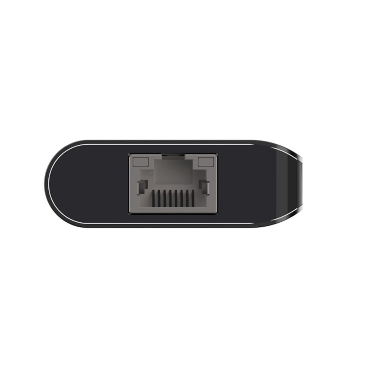 Adaptador Belkin USB-C 6 em 1(USB-C PD 3.0, 2x USB-A 3.0, 4K HDMI, Gigabit Ethernet, leitor de cartões SD ) + porta de carregamento USB-C 100W Cinzento-3