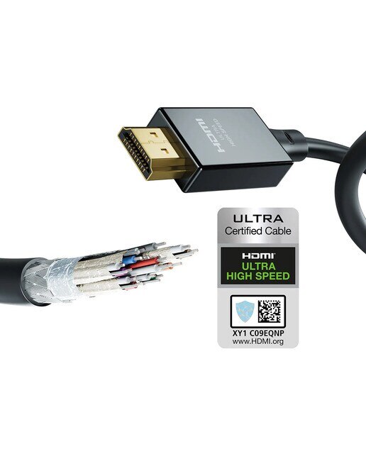 Cabo HDMI 2,1 Star Ultra High Speed com Ethernet - 8K 2Mts 2