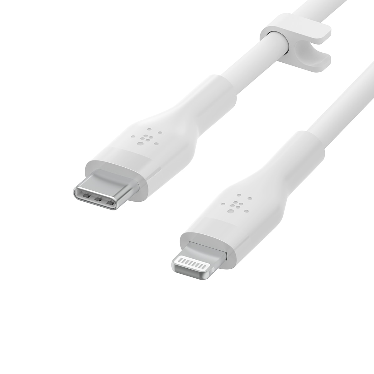 Cable de silicona Belkin Boost Charge Flex de USB-C a Lightning de 1 metro blanco Blanco-3