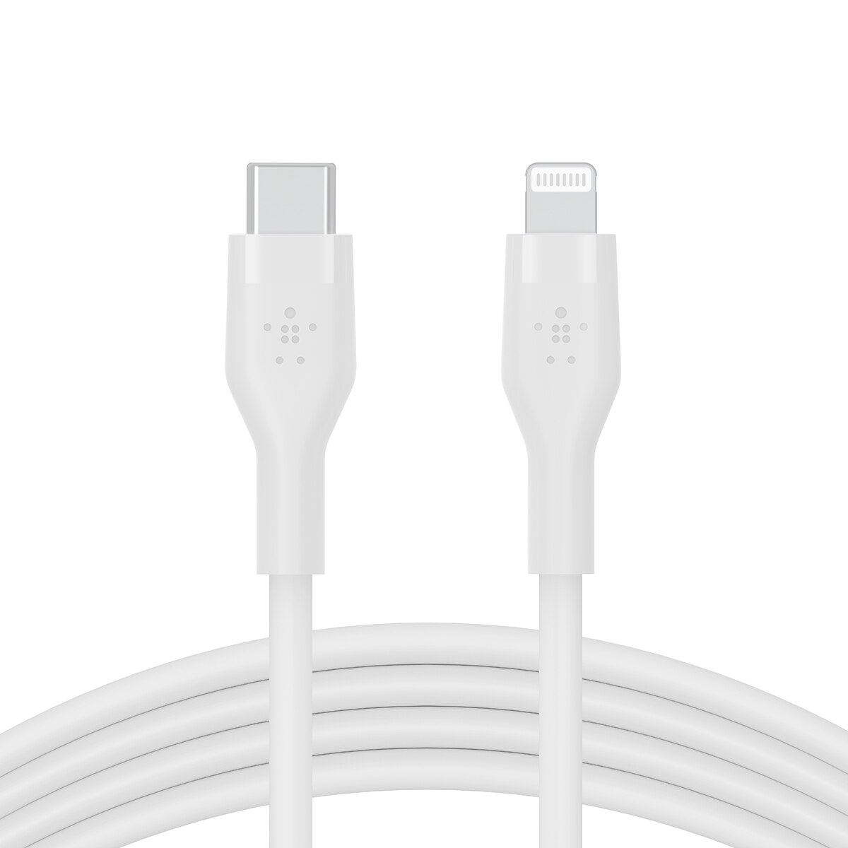 Cable de silicona Belkin Boost Charge Flex de USB-C a Lightning de 1 metro blanco Blanco-4