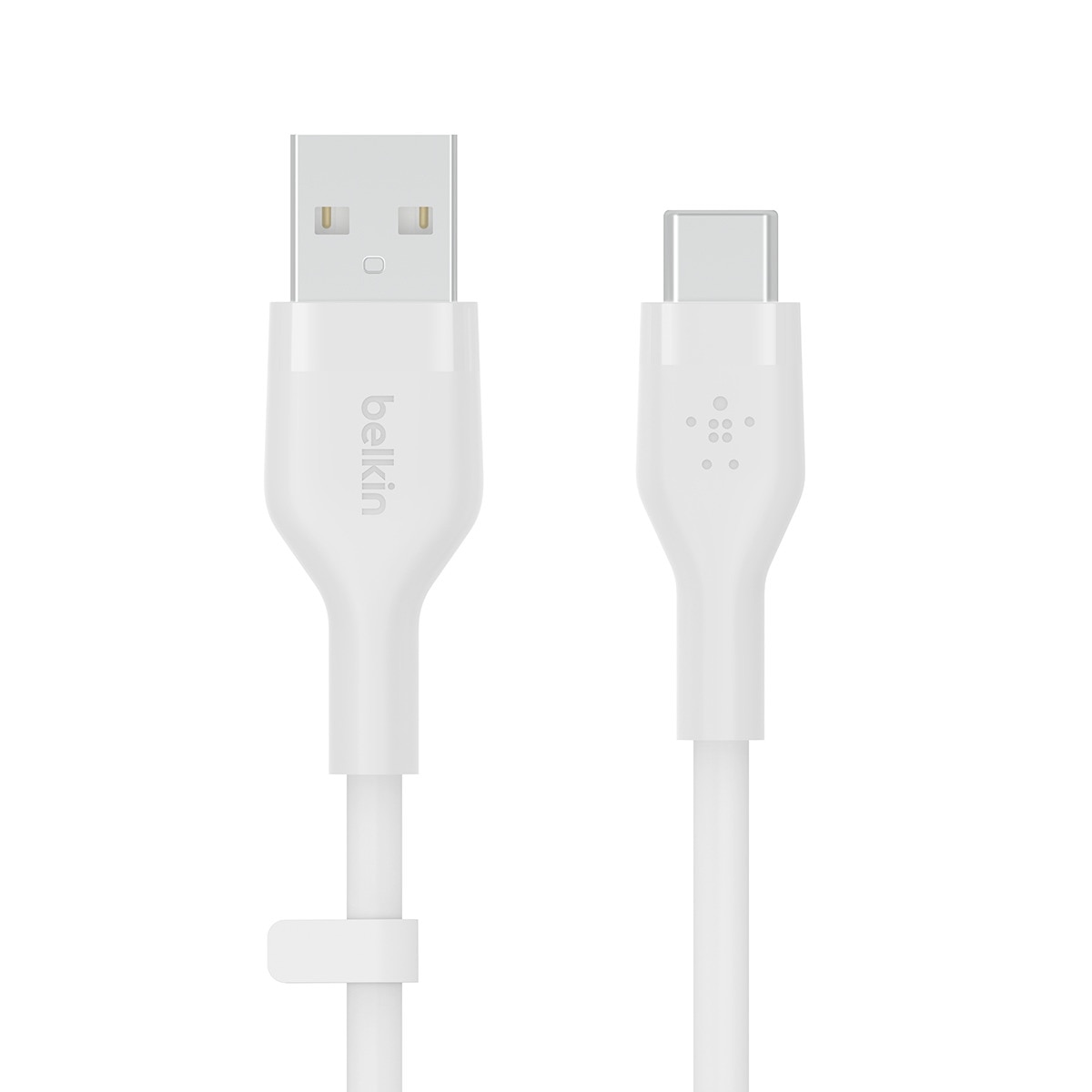 Cable de silicona Belkin Boost Charge Flex de USB-A a USB-C de 2 metros blanco Blanco-1