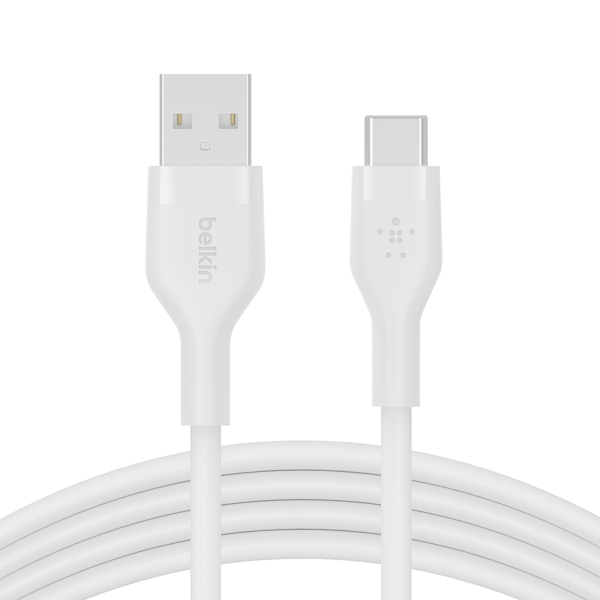 Cable de silicona Belkin Boost Charge Flex de USB-A a USB-C de 2 metros blanco Blanco-4