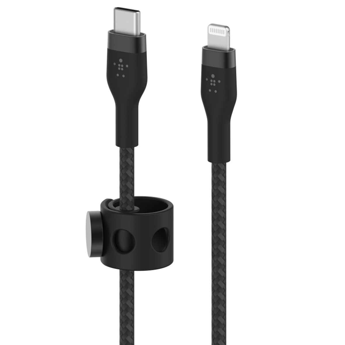 Cable antienredos Belkin Boost Charge Pro Flex de USB-C a Lightning negro Negro-1