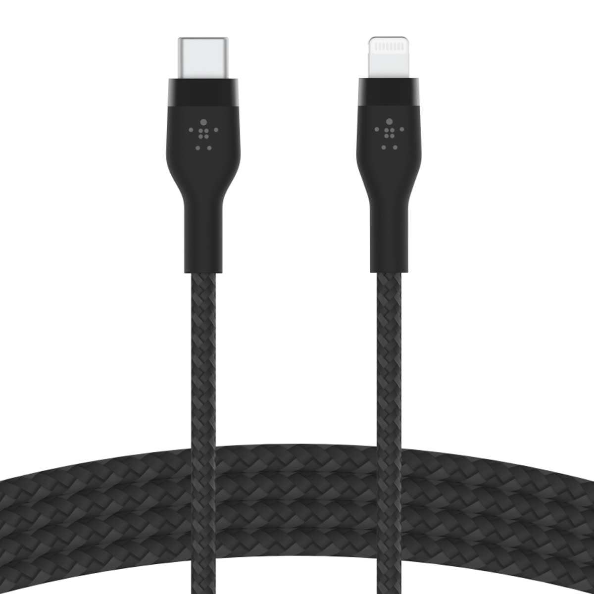 Cable antienredos Belkin Boost Charge Pro Flex de USB-C a Lightning negro Negro-2