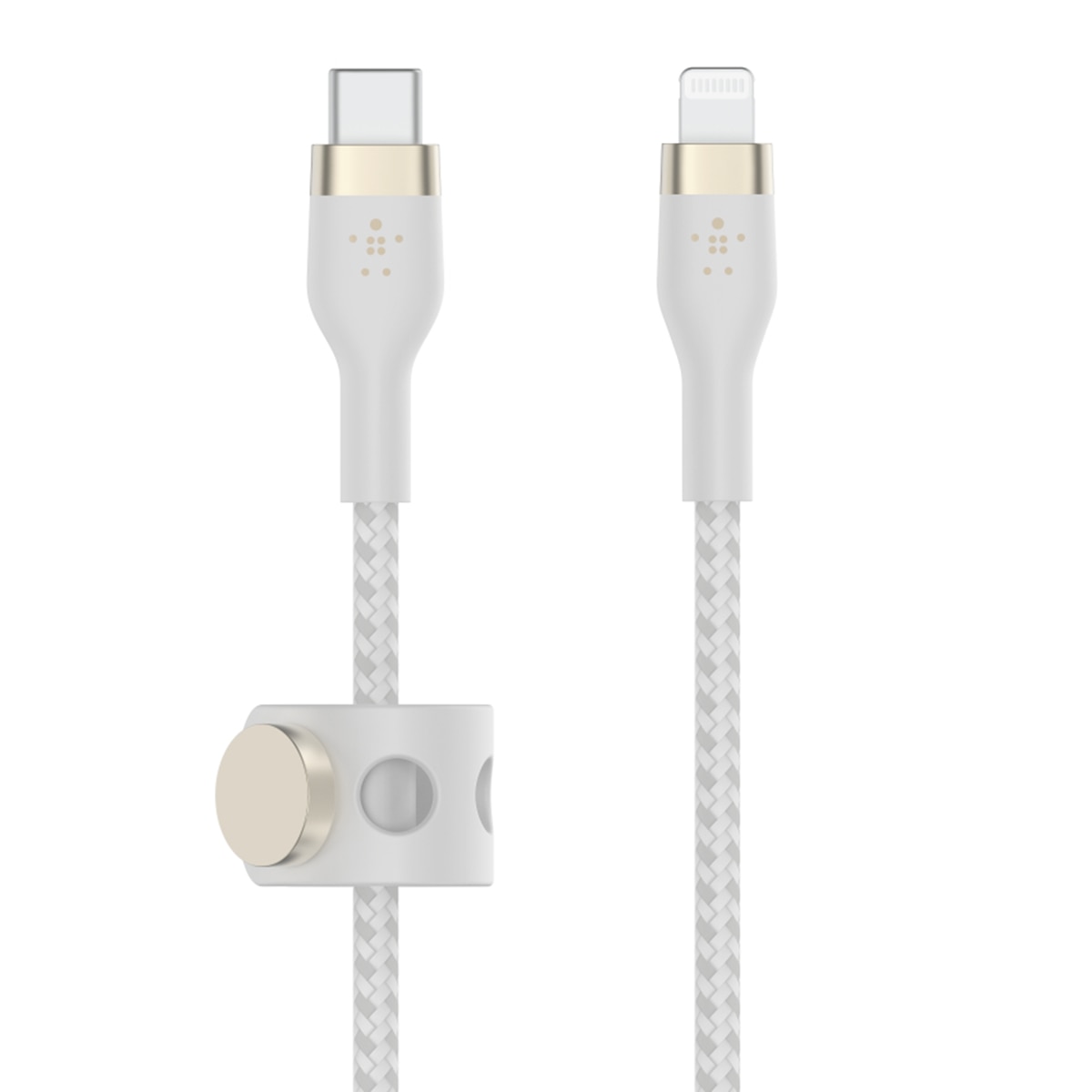 Cable antienredos Belkin Boost Charge Pro Flex de USB-C a Lightning blanco Blanco-3