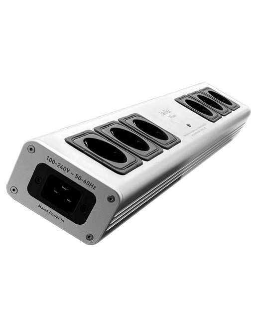 Regleta de protección IsoTek Sirius V5, 6 schukos - Plata Plata-1