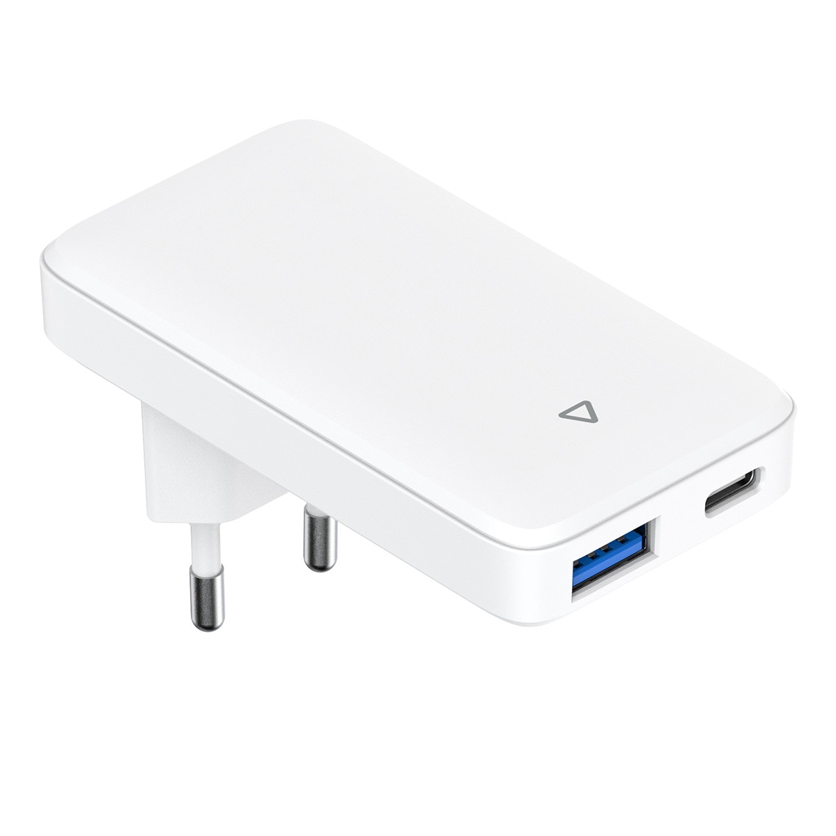 Inves - Cargador de pared blanco Inves LT-TR3681 USB Dual.