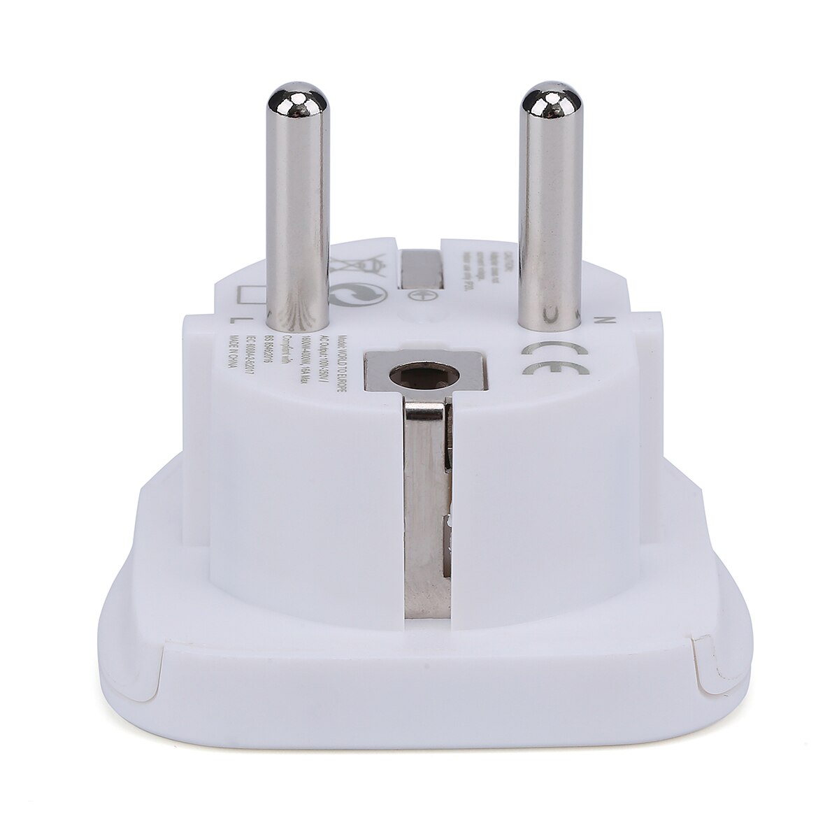 Adaptador de viaje Inves XG-23AT22 World to Europe Blanco-6