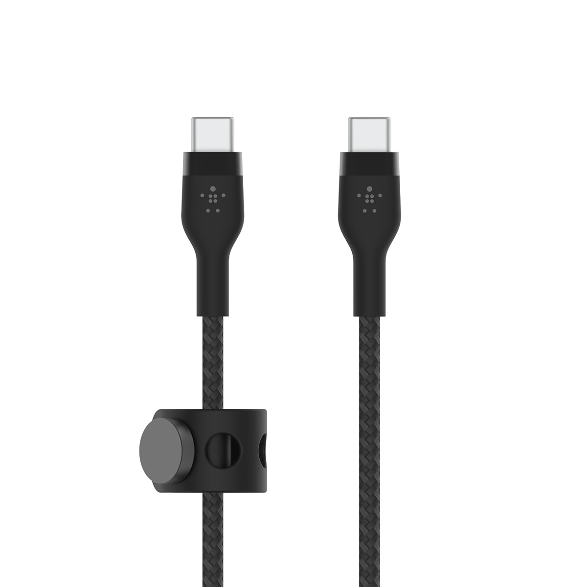 Belkin - Cable Belkin BoostCharge Pro Flex USB-C a USB-C 2.0, 3 metros, silicona trenzada, negro.