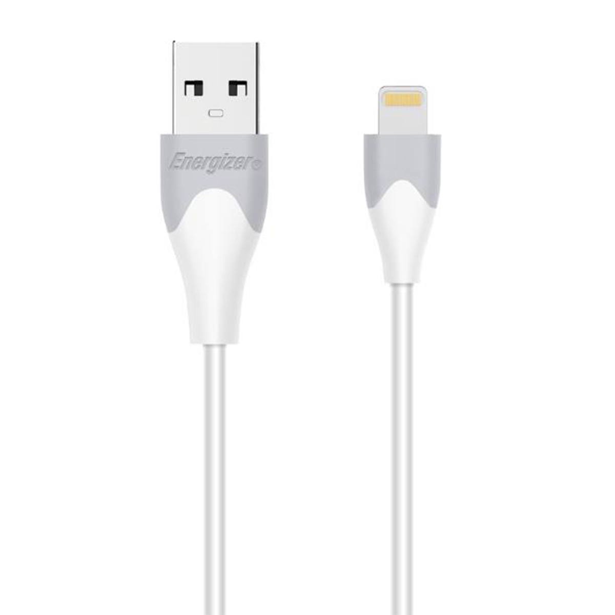 Imagen 0 de Cable USB-A + Lightning Energizer C610LGWH, 1,2 metros