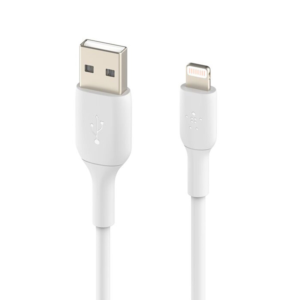 Imagen 0 de Cable Belkin de USB-A a Lightning, PVC, 1 metro, Blanco