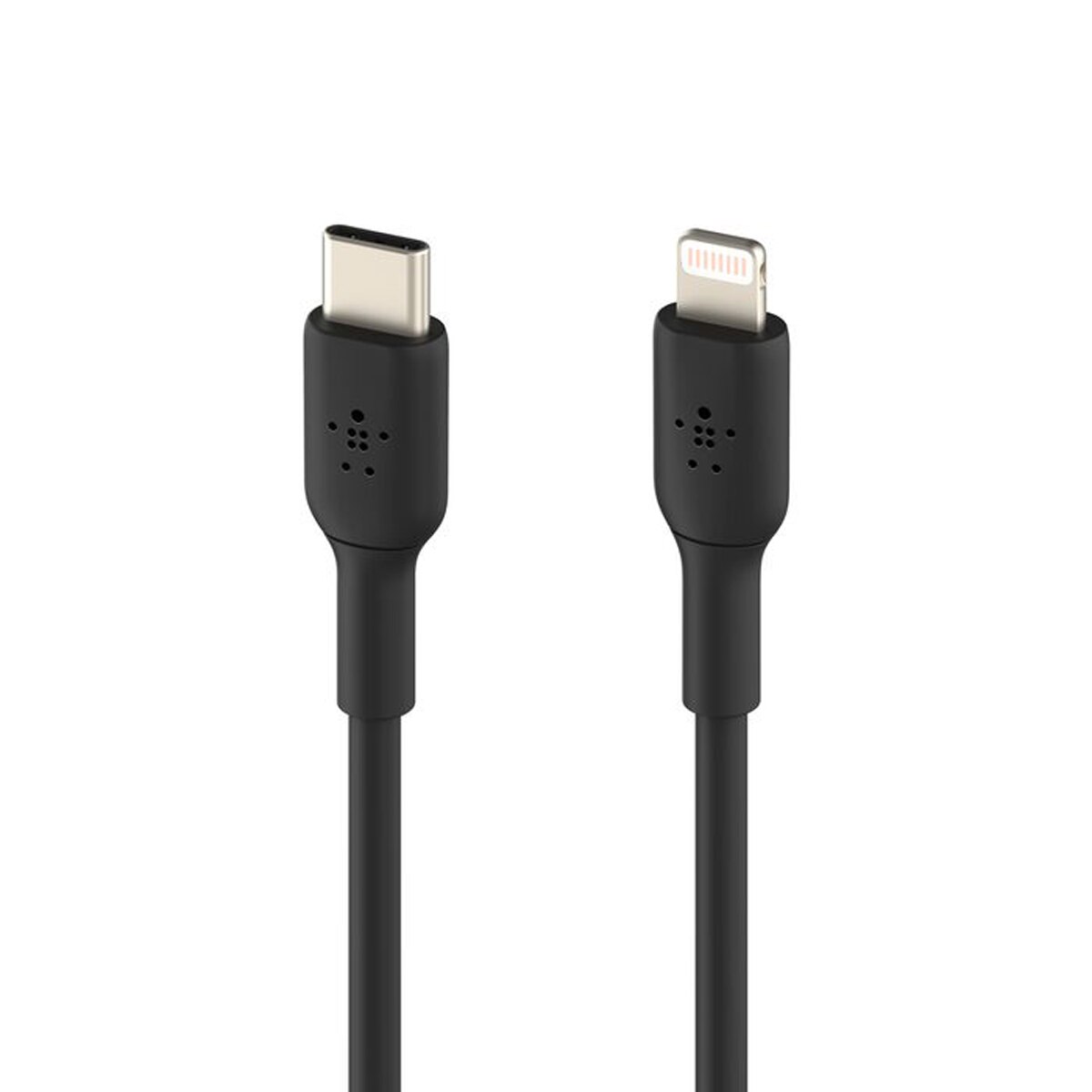 Imagen 0 de Cable Belkin de USB-C a Lightning, PVC, 1 metro, Negro