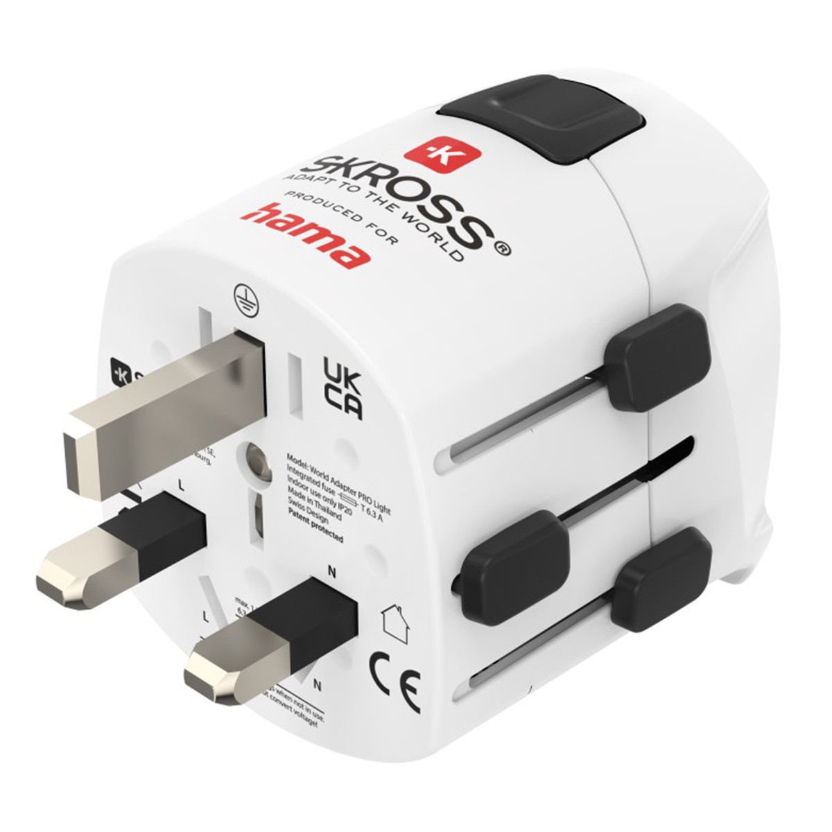 Imagen 0 de Cargador de red Hama World Travel Pro Light con 3 clavijas