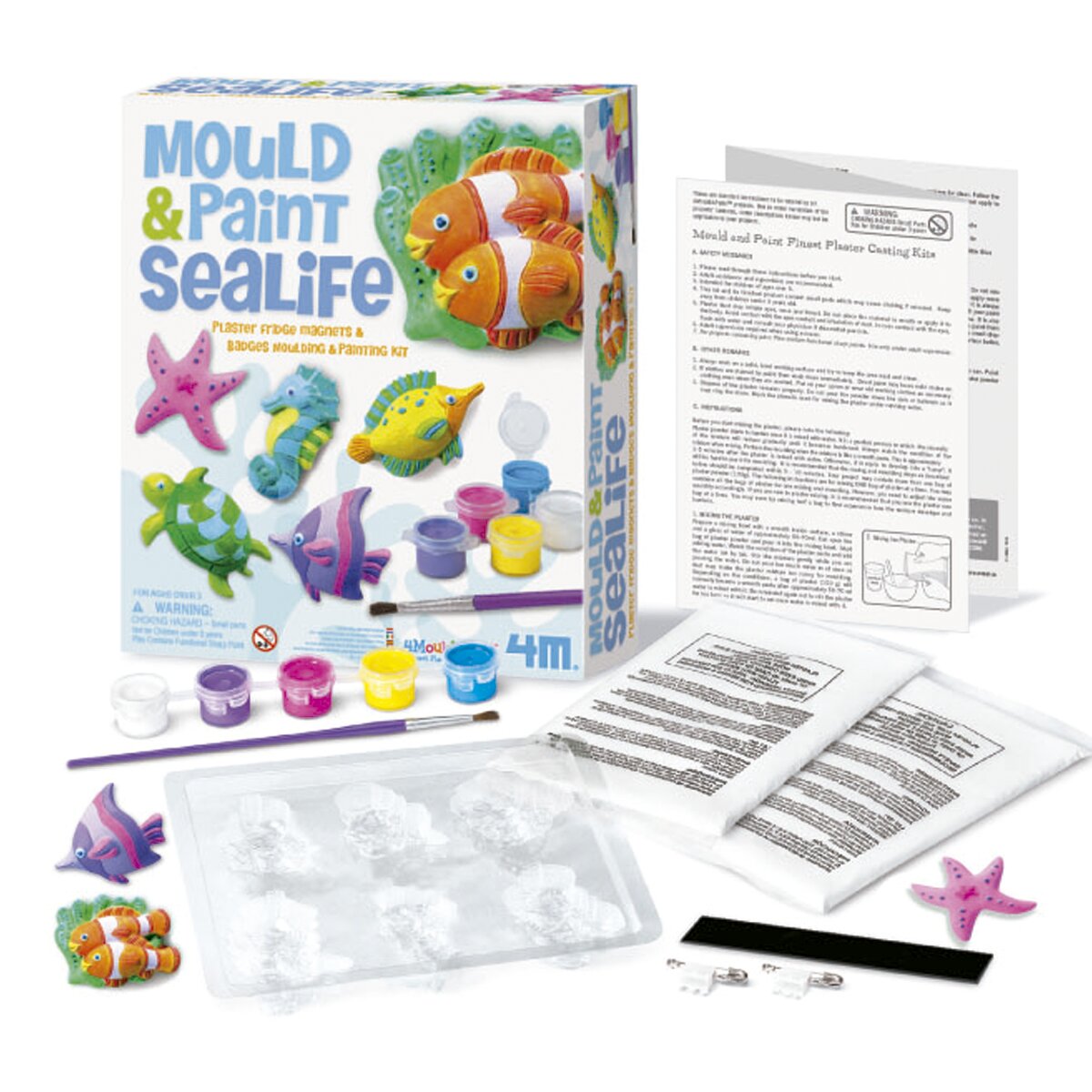 Molde e Pintura 4M Sea Life 2