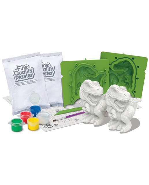 Kit Pinta e Molda Dinossauro 3D Trabalhos Manuais 1