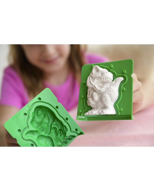 Kit Pinta e Molda Dinossauro 3D Trabalhos Manuais 4