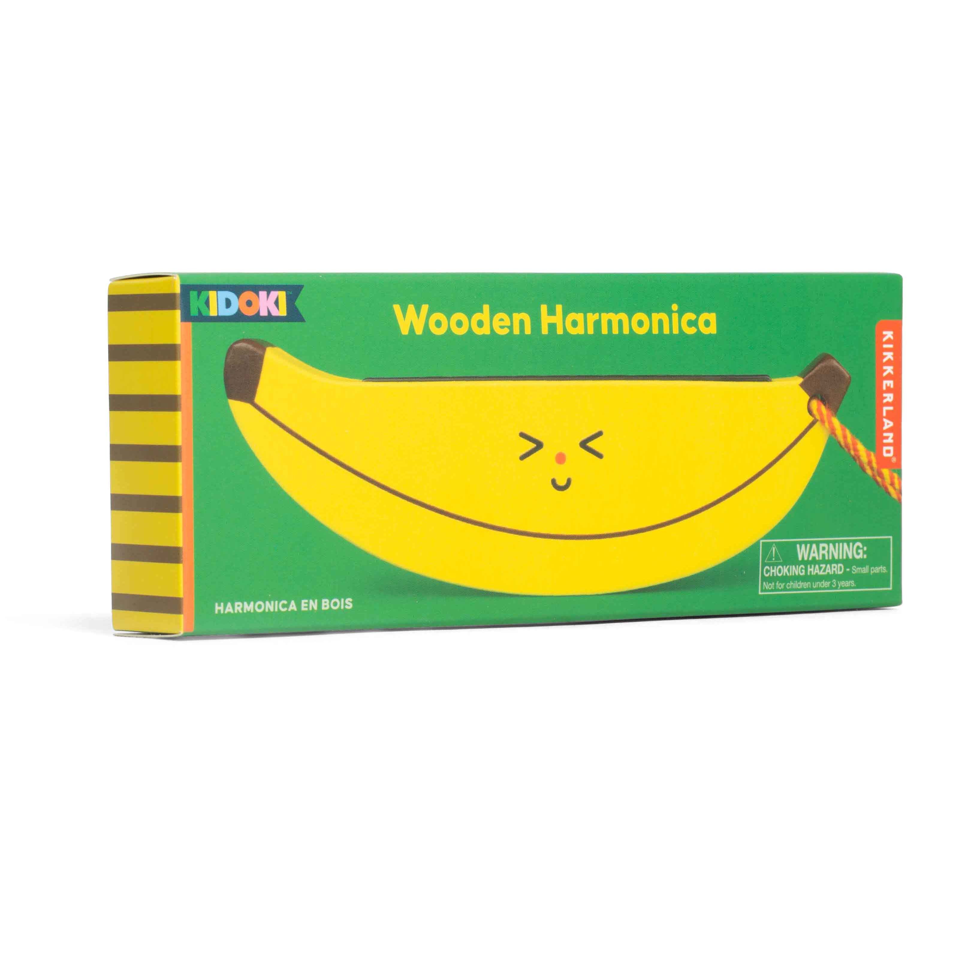 Harmónica de madeira Kikkerland em forma de fruta 5