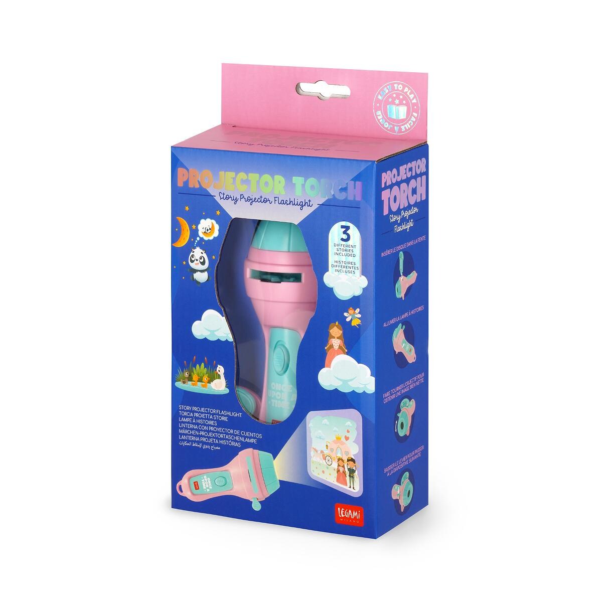 Lanterna projectora de histórias Legami Rosa 4