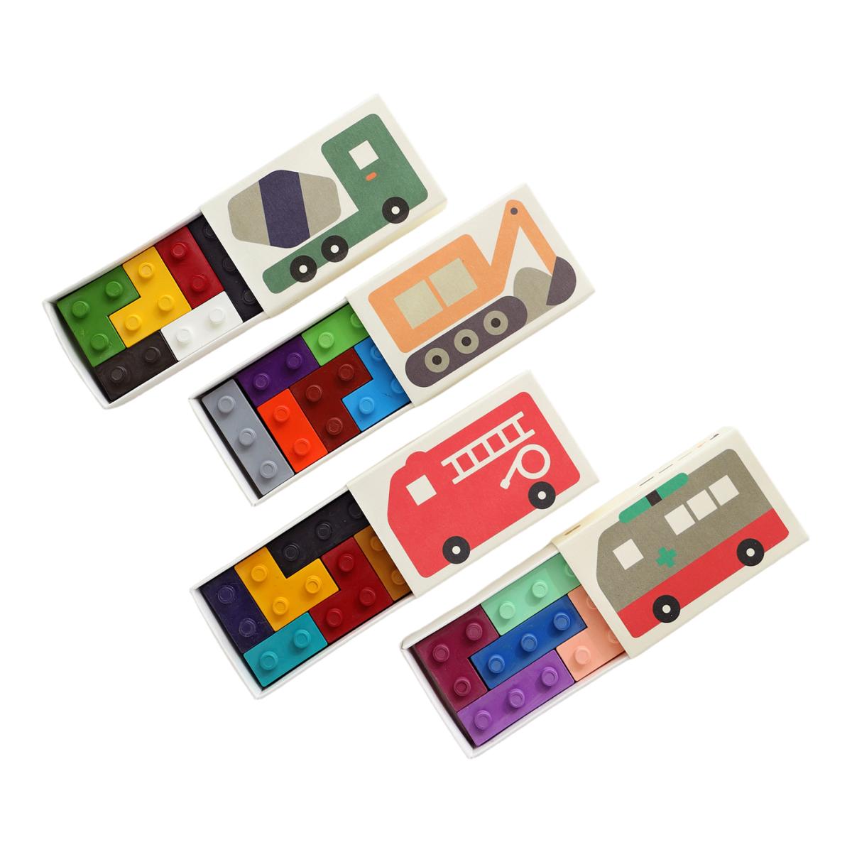Set Blocos de Ceras de Cores Goober Car 3