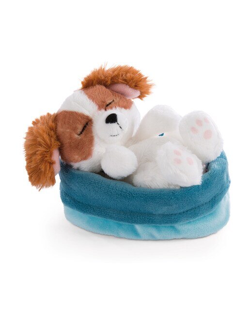Peluche Cãozinho Cocker Spaniel Na Sua Cesta - 12 cm 1
