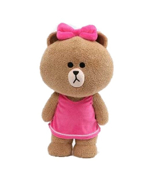 Peluche Line Friends Gund Choco 14 - Castanho 1
