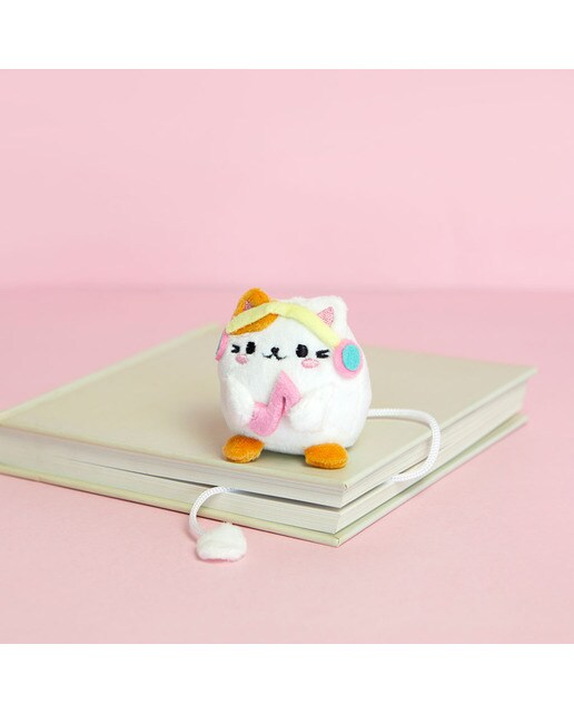Marcador de livros Fluffy Kawaii Melody Balvi branco 3