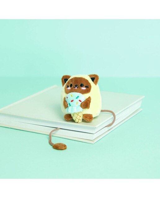 Marcador de livros Fluffy Kawaii Minty Balvi amarelo 3