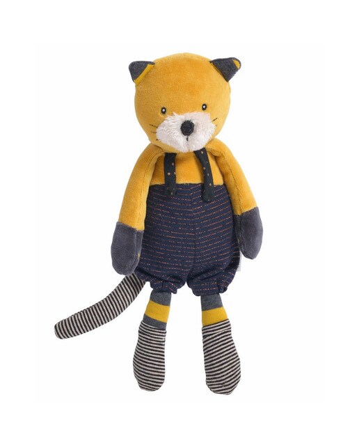 Gato Lulu Moustaches Moulin Roty boneco 1
