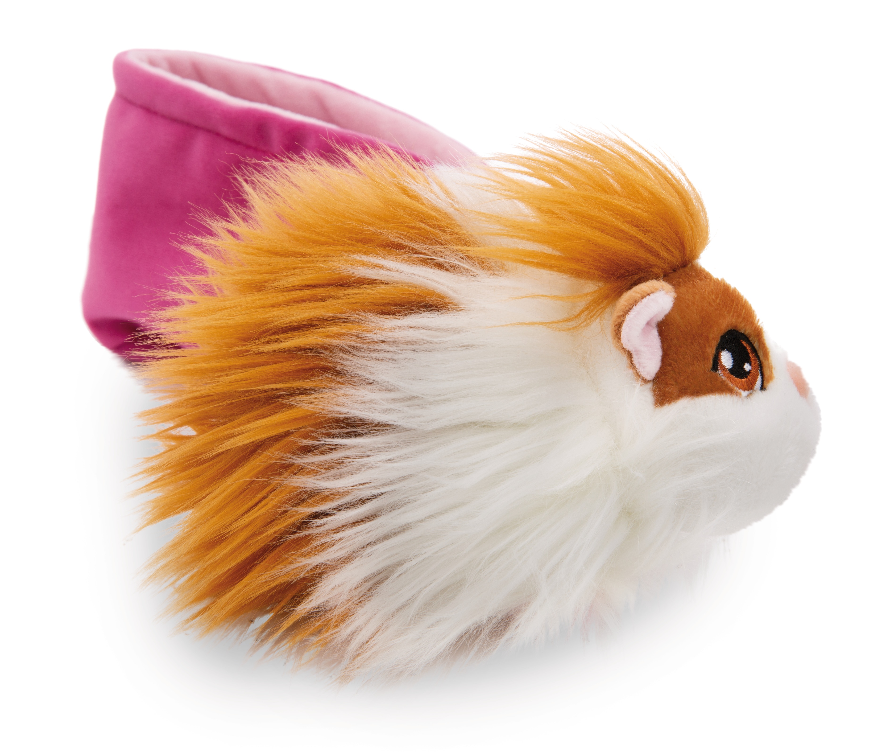 Peluche NICI porquinho-da-índia branco num cesto lilás 12 centímetros 4