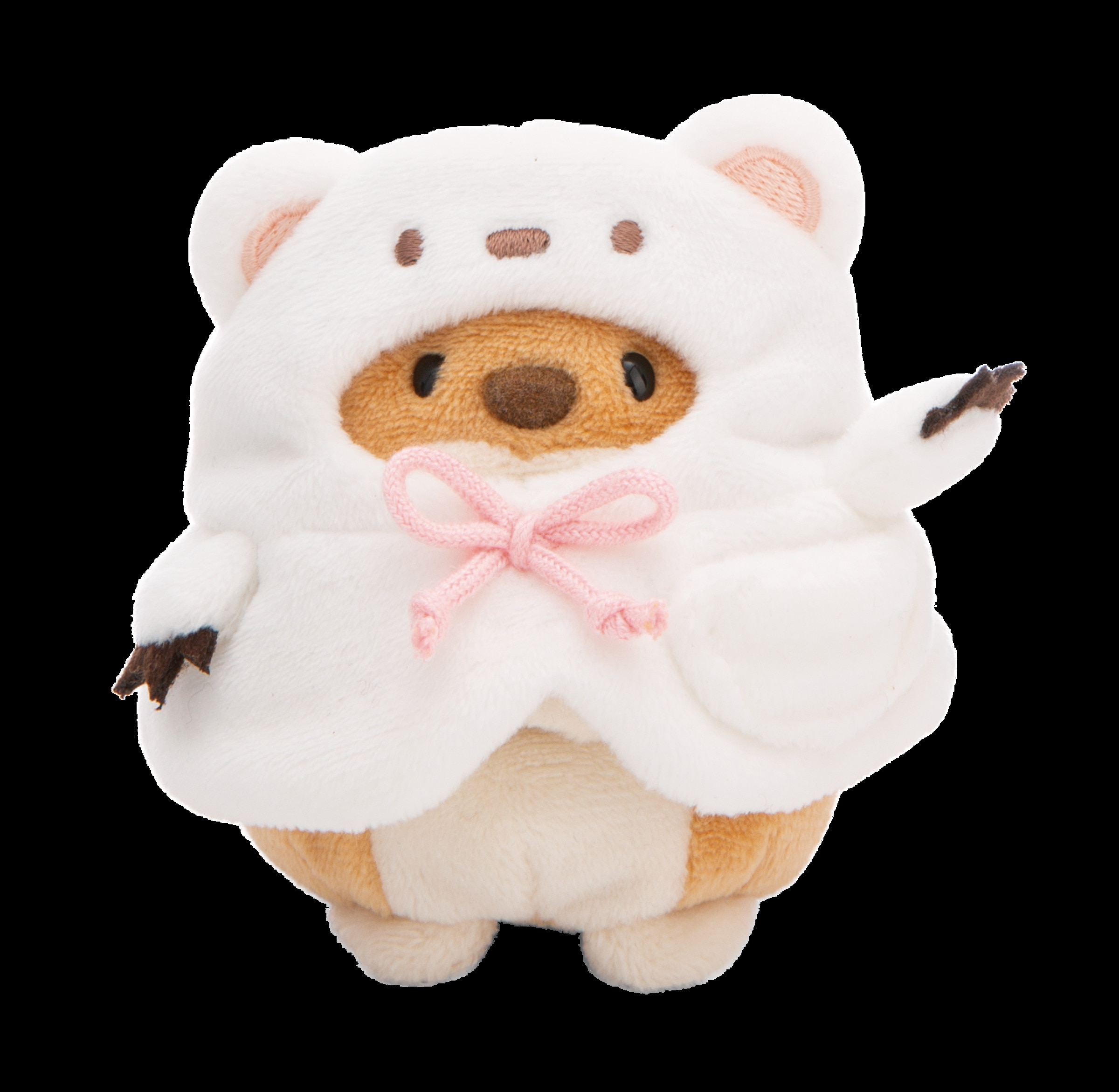 Peluche pendurado NICI cão Hiro com bubble tea 8 centímetros 2