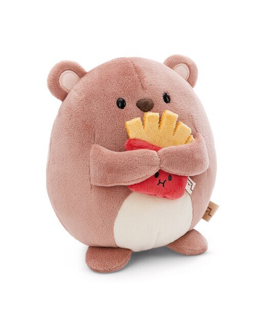 Peluche pendurado NICI Urso Nomo com batatas fritas 27 centímetros 1