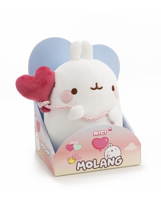 Peluche NICI Molang 24 cm com o coração 5