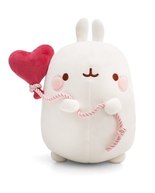 Peluche NICI Molang 48 cm com o coração 3