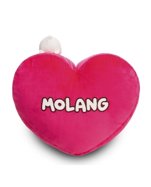 Almofada NICI Molang 42x27 cm com peluche Molang 10 cm 2