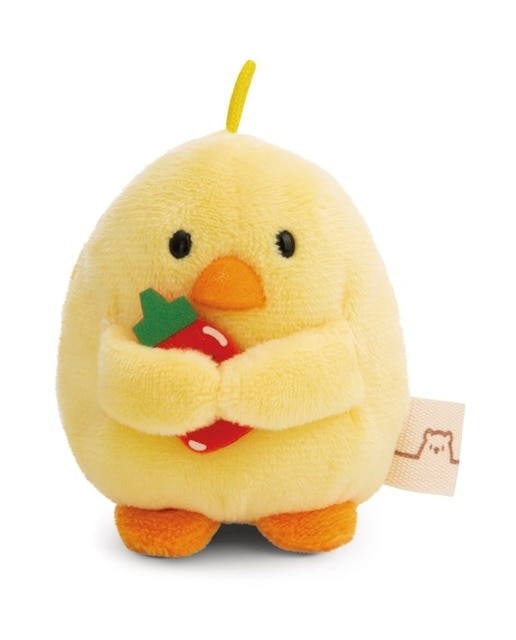 Peluche NICI Pintinho Tschieps com molho e fato 8 cm 3