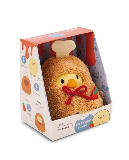 Peluche NICI Pintinho Tschieps com molho e fato 8 cm 4