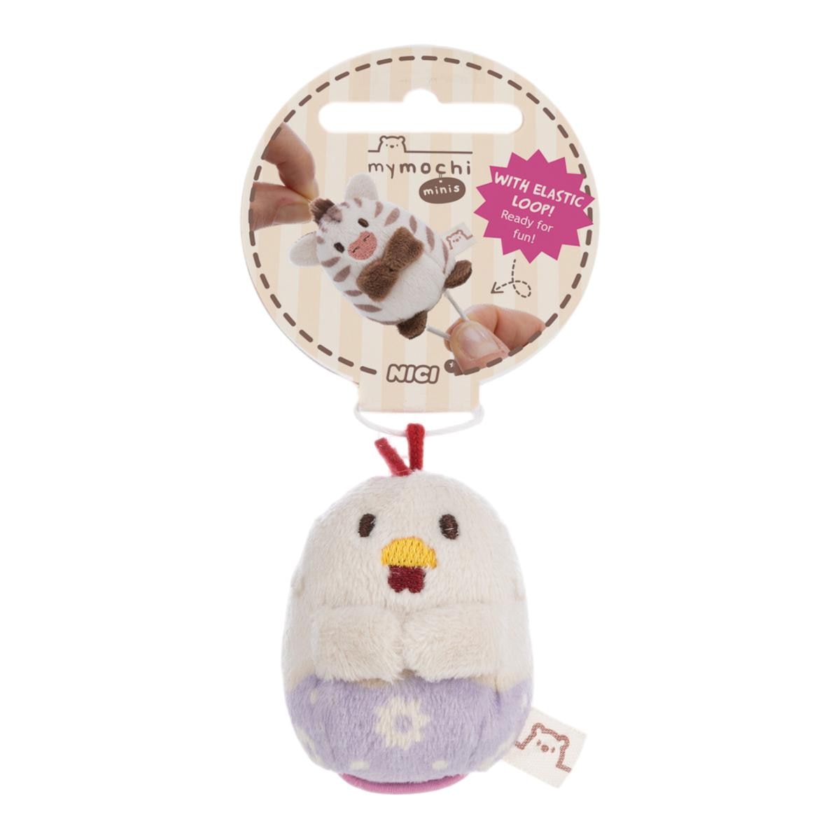Peluche NICI Mymochi Galo Henna com Flores 5cm 2